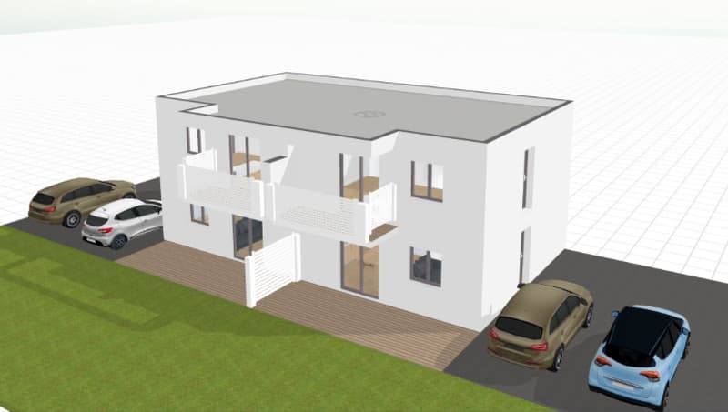 Investisseurs… A Attenschwiller, construisez votre résidence de 4 F2 de 50 m2 (2)