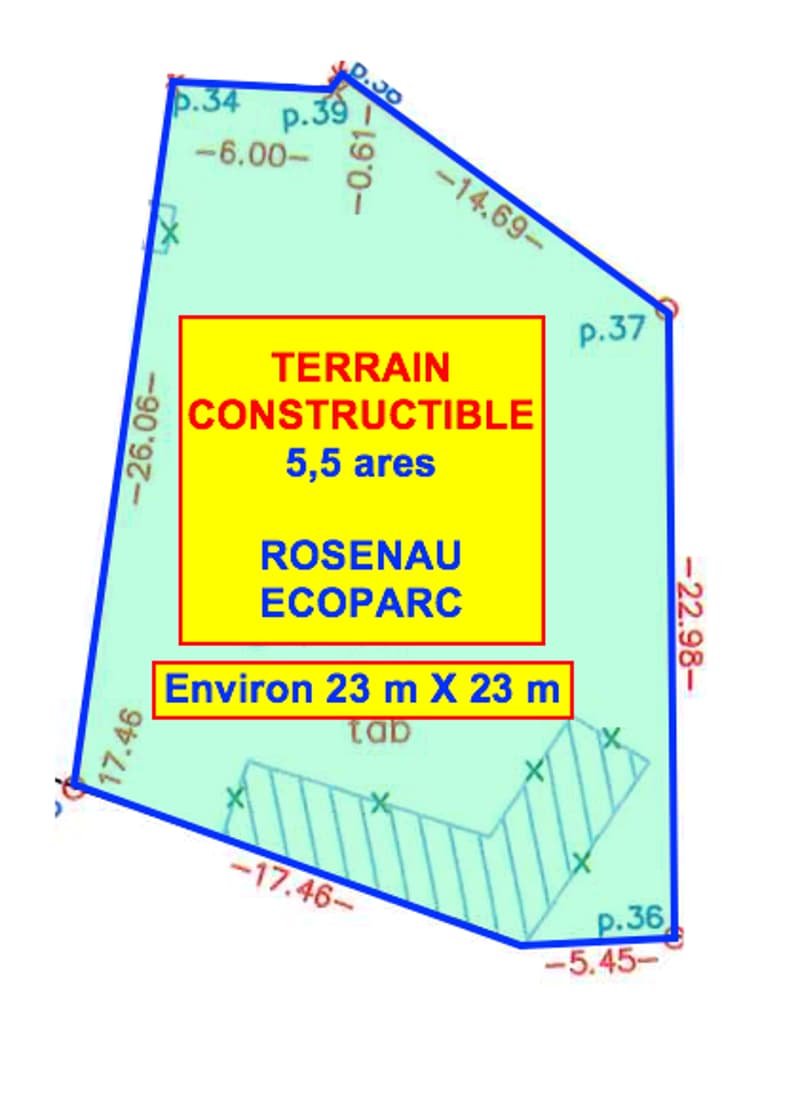 Terrain constructible 5,5 ares en ECOPARC (2)