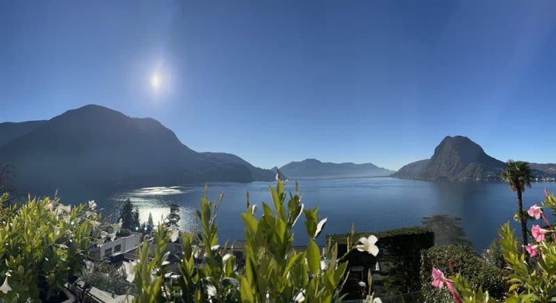Lugano Castagnola : proprietà di charme con imprendibile vista lago e giardino (1)