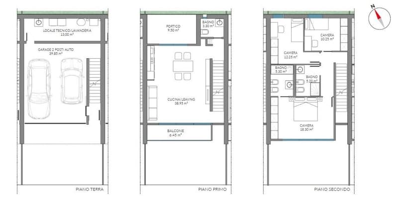 4 1/2-Zimmer-Neubau-Reihen-Villetten mit Garten Haus 5 / progetti di casa a schiera Lotto 5 (13)