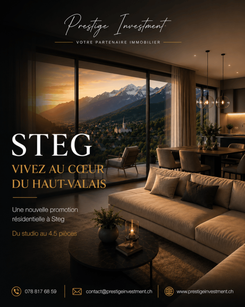 Steg, une nouvelle façon de vivre le Valais. (1)
