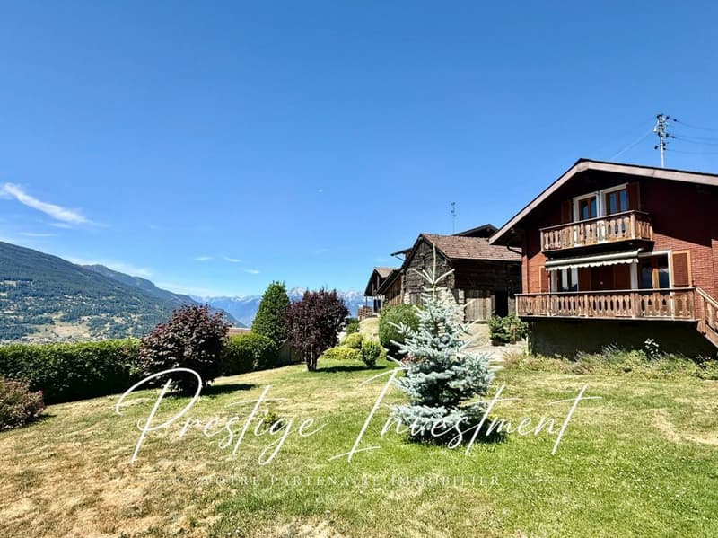CHARMANT CHALET DE 4,5 PCES AVEC DÉPENDANCES - NAX (2)