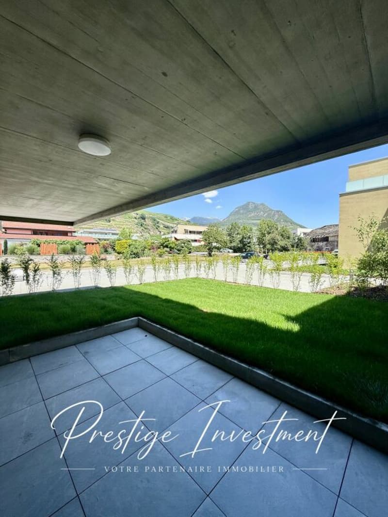 REZ DE JARDIN, APPARTEMENT 2.5 PCS MINERGIE, SION (2)