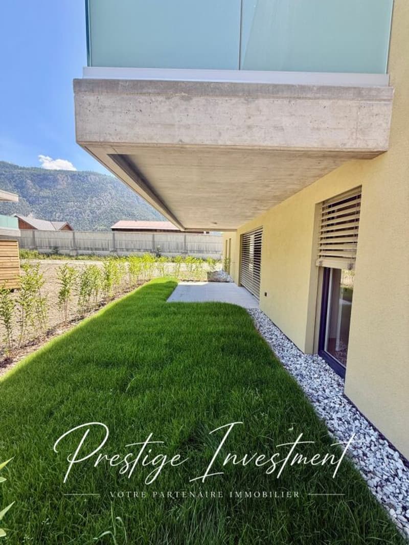 REZ DE JARDIN, APPARTEMENT 2.5 PCS MINERGIE, SION (1)
