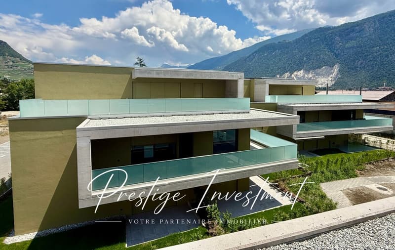 Attique 2.5 pièces neuf avec terrasse et vue montagnes ? Uvrier / Sion (3)