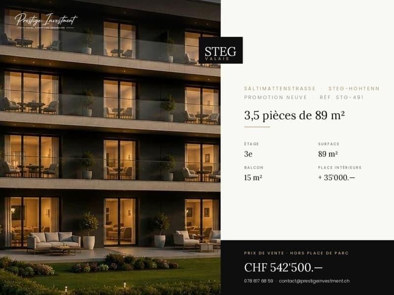 STEGref491 - 3,5 pièces de 89 m², dernier étage, CHF 542'500.-- copie (1)