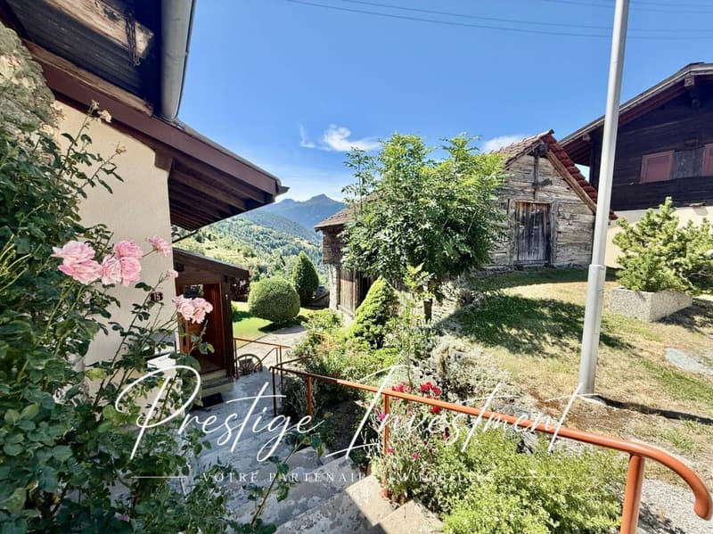 CHARMANT CHALET DE 4,5 PCES AVEC DÉPENDANCES - NAX (5)