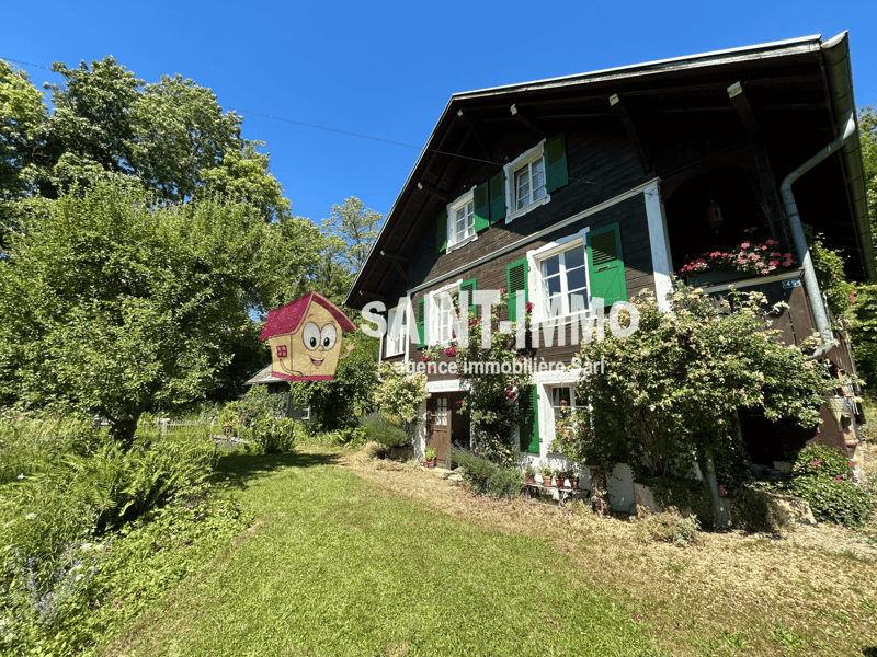 Charmant chalet avec dépendance, garage et jardin arboré sans vis-à-vis (14)