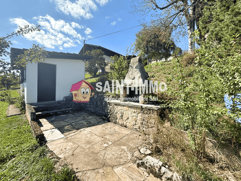 Chalet de deux appartements (3 & 6.5 pièces) avec jardin arboré de 840 m2, terrasse et garages (21)