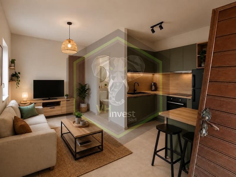 Studio rénové avec terrasse et beaux volumes à Riddes (3)