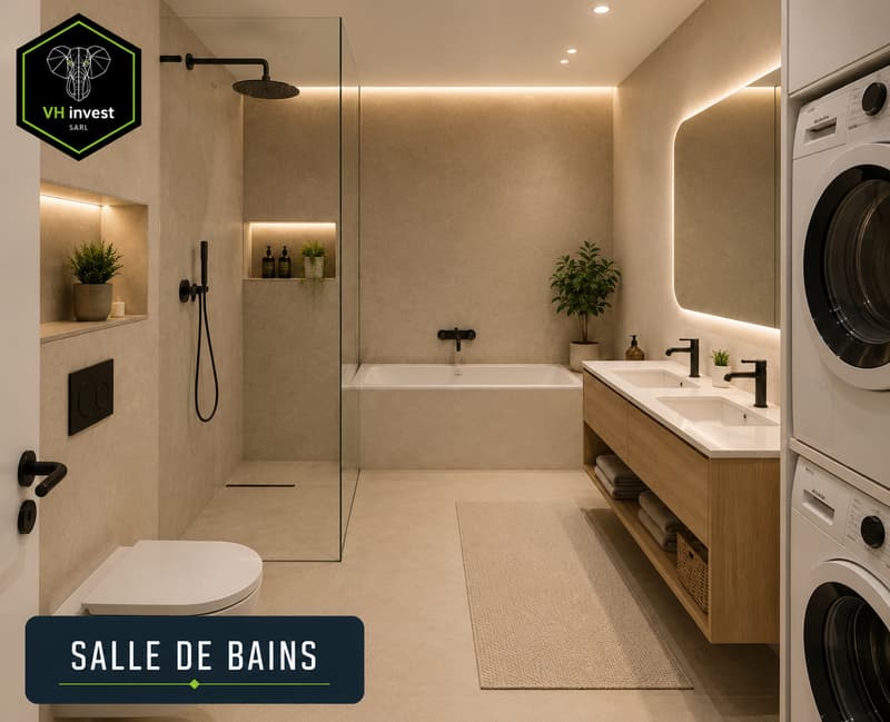Vente sur plans - Magnifique 2,5 pièces entièrement rénové (5)
