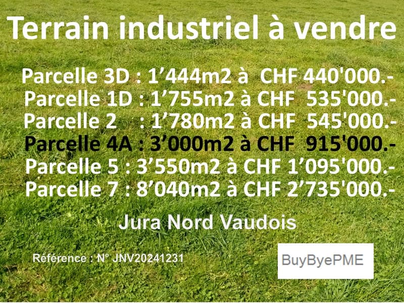 "Terrain industriel et artisanal"