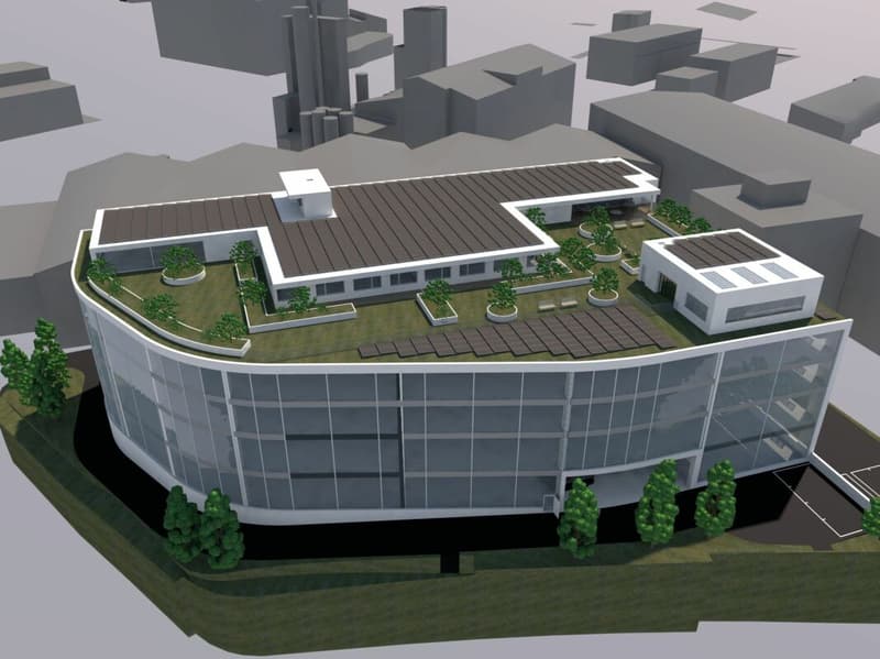 Nouveau bâtiment commercial directement sur l'autoroute avec diverses possibilités d'utilisation (6)