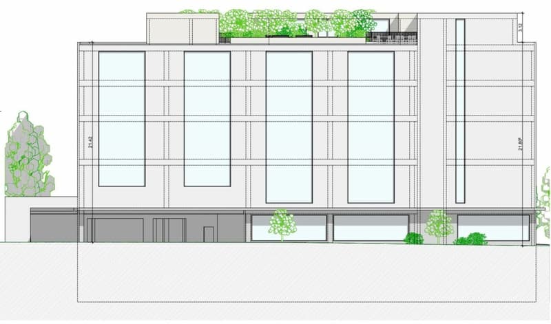Nouveau bâtiment commercial directement sur l'autoroute avec diverses possibilités d'utilisation (9)