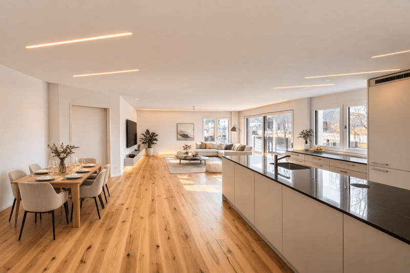 Appartamento nuovo di 3,5 locali luminoso con balcone soleggiato in posizione tranquilla (3)