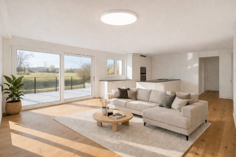 Appartamento nuovo di 3,5 locali luminoso con balcone soleggiato in posizione tranquilla (2)