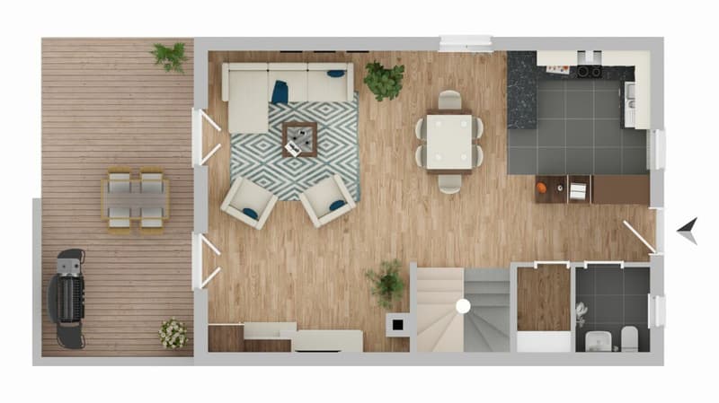 4,5 Casa a schiera angolare a Thörishaus (Comune di Köniz) (8)