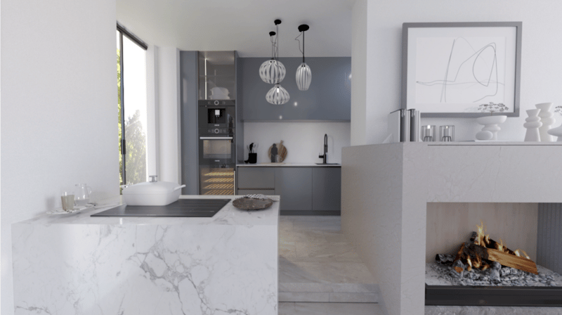 Dreigeschossige Maisonette mit Terrasse, Licht & Struktur (4)