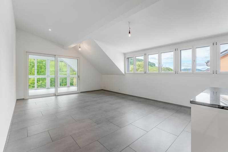 Bezugsbereite 4.5 Zimmer-Dachwohnung mit ebenerdigem Zugang (2)