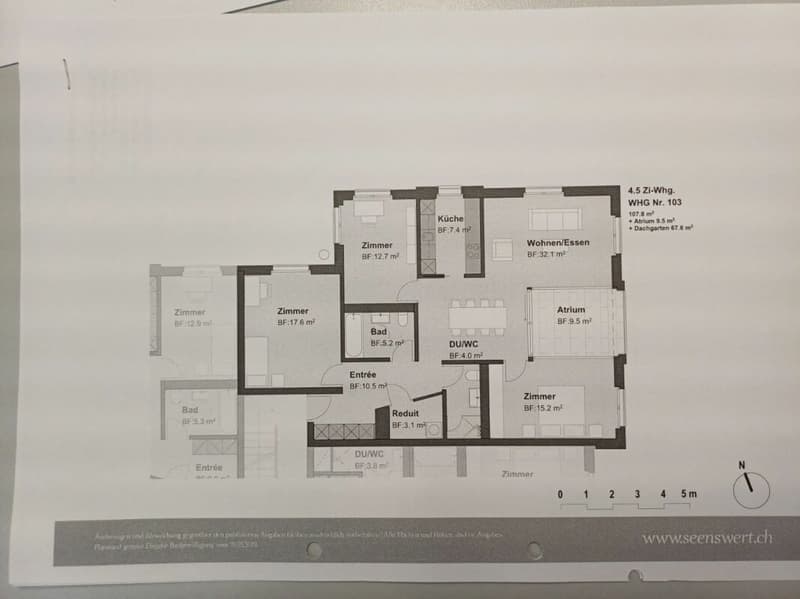 4.5 Zimmer Eigentumswohnung mit Dachterrasse am Mattenbach (5)