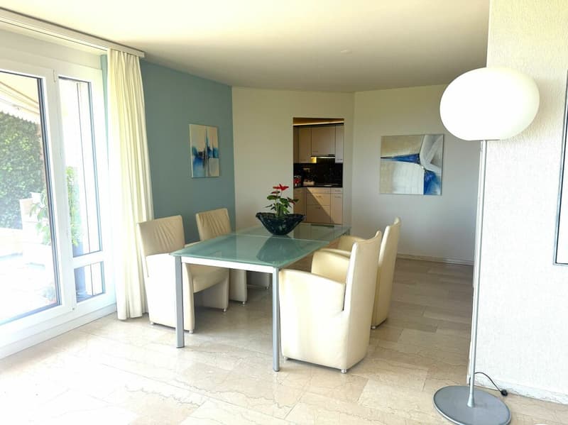 3,5 Zimmer Terrassenhaus in ruhiger, sonniger Lage mit unverbaubarer Weitsicht auf den Zürichsee und in die Alpen (3)
