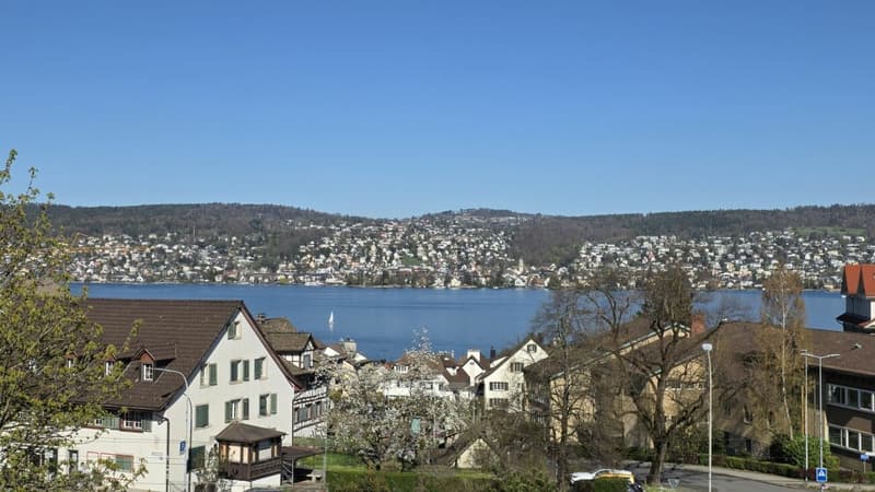 Attika-Wohnung mit See- und Bergsicht in Rüschlikon (1)