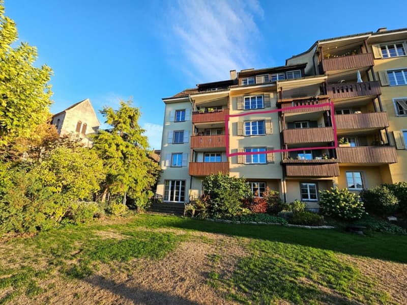 3 1/2-Wohnung an aussergewöhnlicher Lage in der Altstadt Rheinfelden - Rheinblick (1)