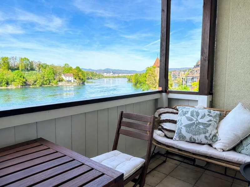 3 1/2-Wohnung an aussergewöhnlicher Lage in der Altstadt Rheinfelden - Rheinblick (4)