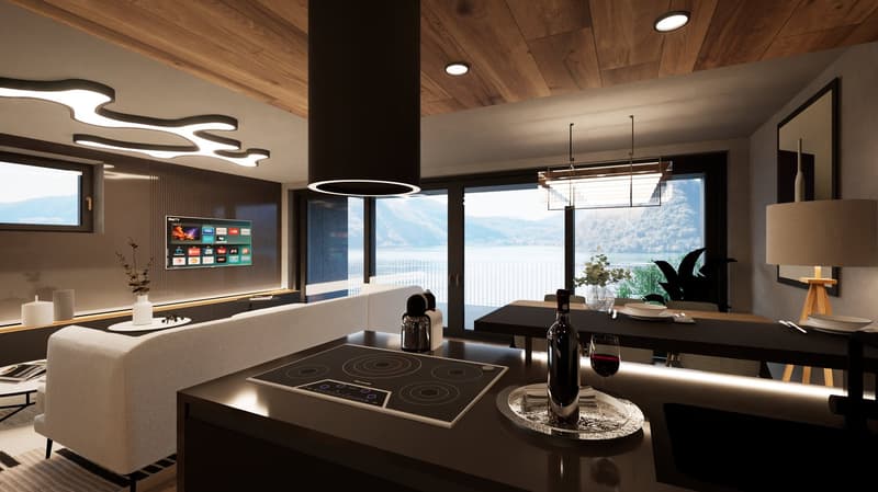 Exklusives Luxusapartment mit Pool und Seeblick in Lugano (1)