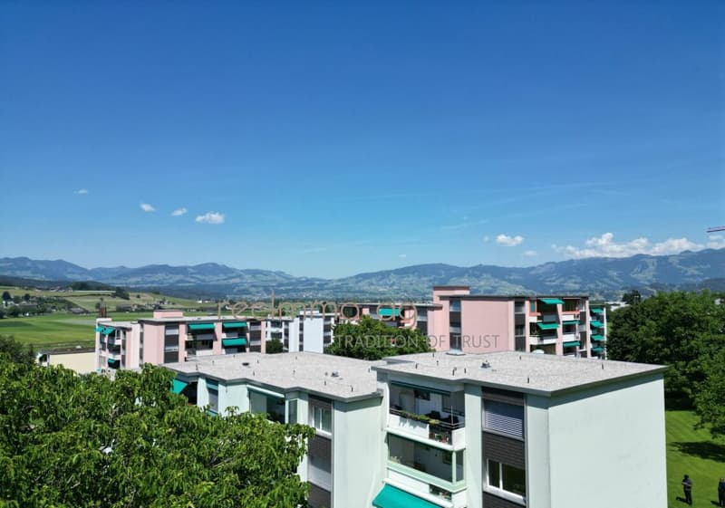 Gepflegte 3.5-Zimmer-Wohnung mit verglastem Balkon und Weitsicht (4)