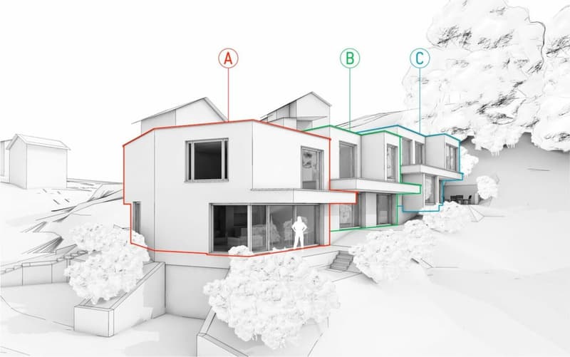 3 1/2-Zimmmer Reihenhaus - Haus A (3)