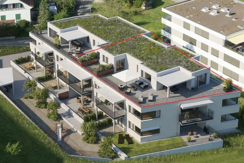 Hochwertige 3 1/2-Zimmer Attikawohnung (4)