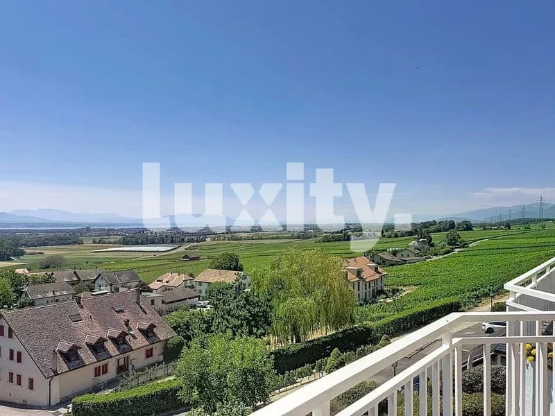 Superbe appartement de caractère ? Dernier étage avec vues sur le lac et les vignes ? Luins (3)