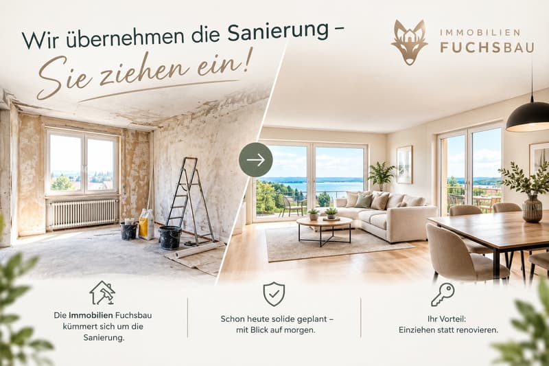 schlüsselfertige Übernahme der Wohnung