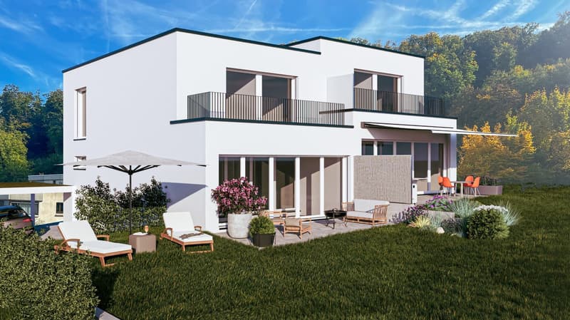 Maisonettes ensoleillées à situation surélevée à Pratteln avec vue lointaine (10)