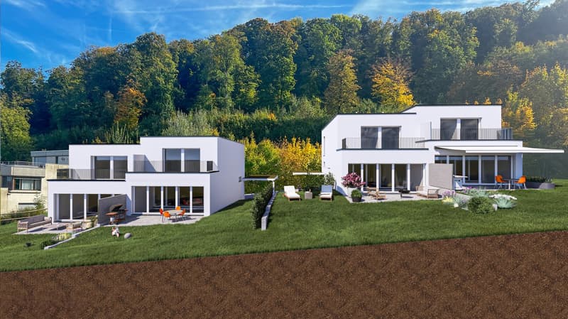 Maisonettes ensoleillées à situation surélevée à Pratteln avec vue lointaine (3)