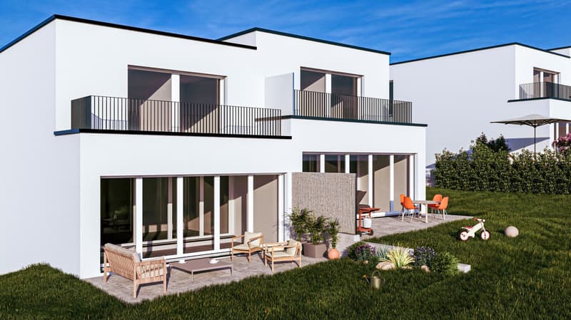 Maisonettes ensoleillées à situation surélevée à Pratteln avec vue lointaine (8)