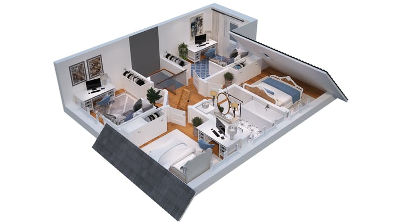 3D: DACHGESCHOSS