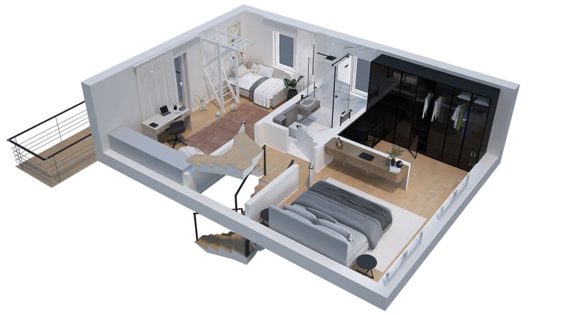 3D: GRUNDRISS OG
