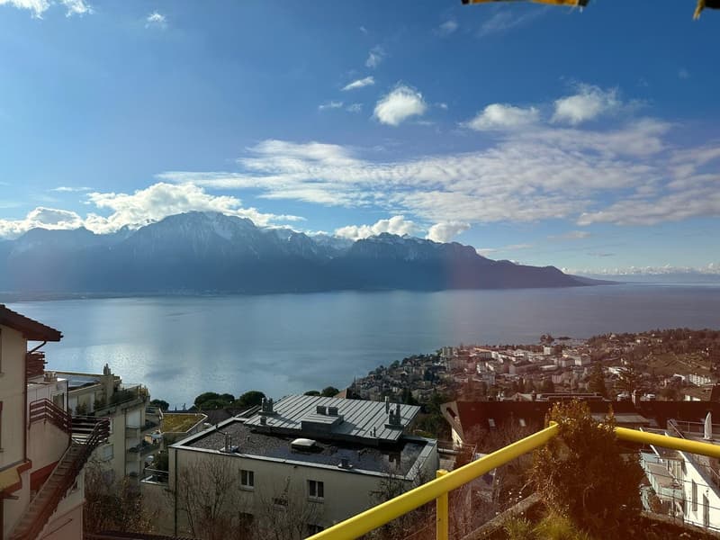 Magnifique appartement en attique de 3 pièces avec vue panoramique à Chernex (12)