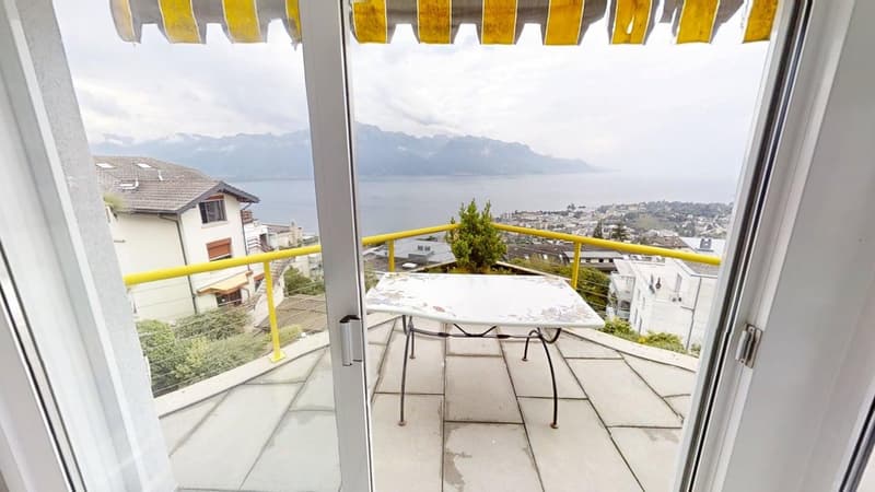 Magnifique appartement en attique de 3 pièces avec vue panoramique à Chernex (9)