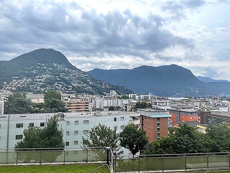 APPARTAMENTO 4.5 CON SPLENDIDA VISTA CITTA' E PARZIALE LAGO (1)