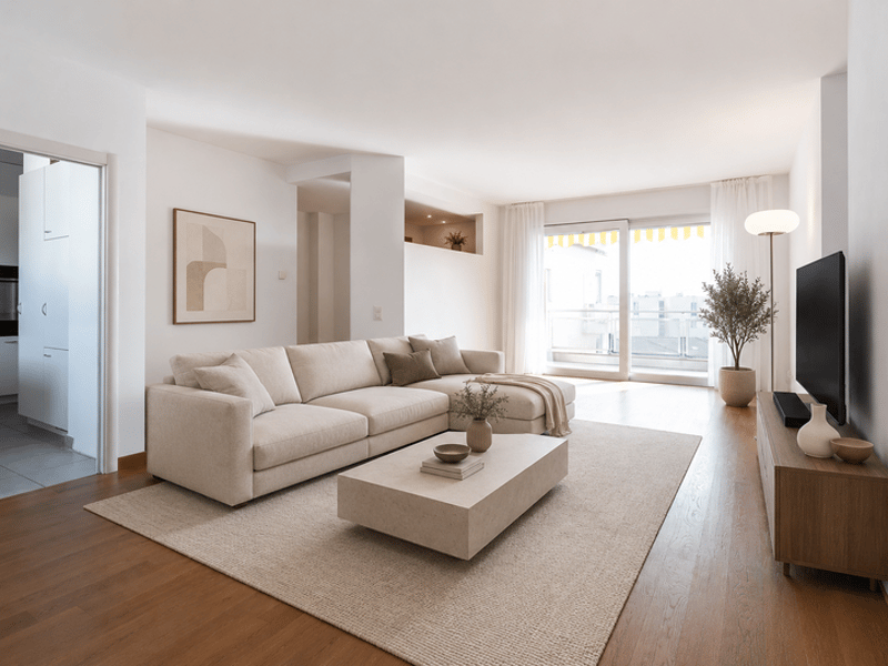 LUMINOSO ED AMPIO APPARTAMENTO 3.5 IN CITTA' (2)