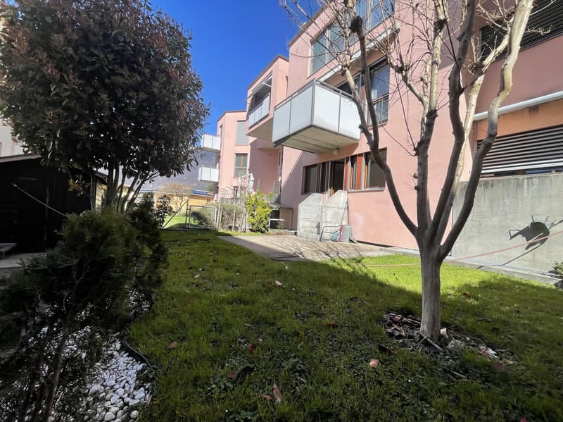 AMPIO APPARTAMENTO 2.5 RIATTATO CON GIARDINO (13)