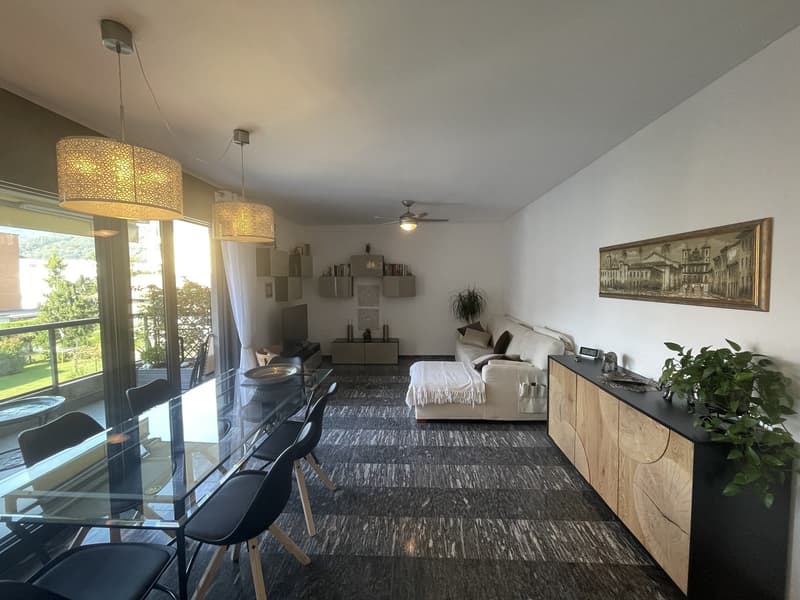 ELEGANTE APPARTAMENTO 4.5 ALL'ULTIMO PIANO CON DUE POSTEGGI (3)