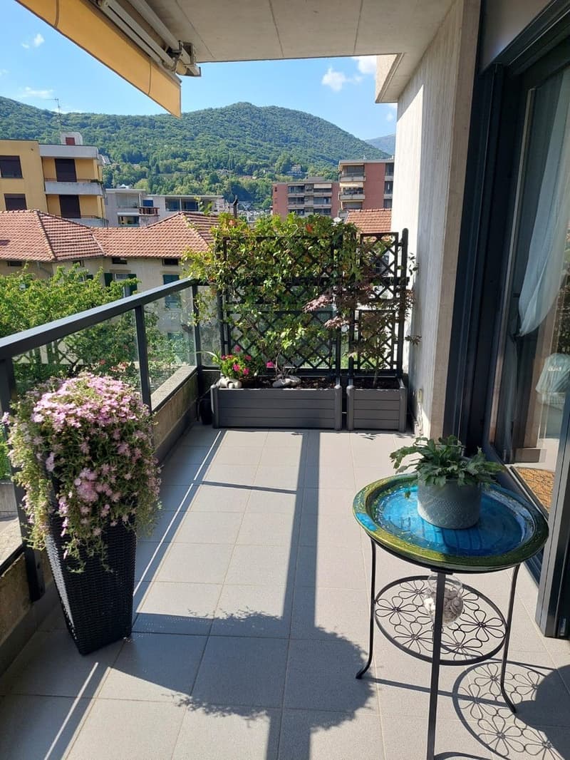ELEGANTE APPARTAMENTO 4.5 ALL'ULTIMO PIANO CON DUE POSTEGGI (11)