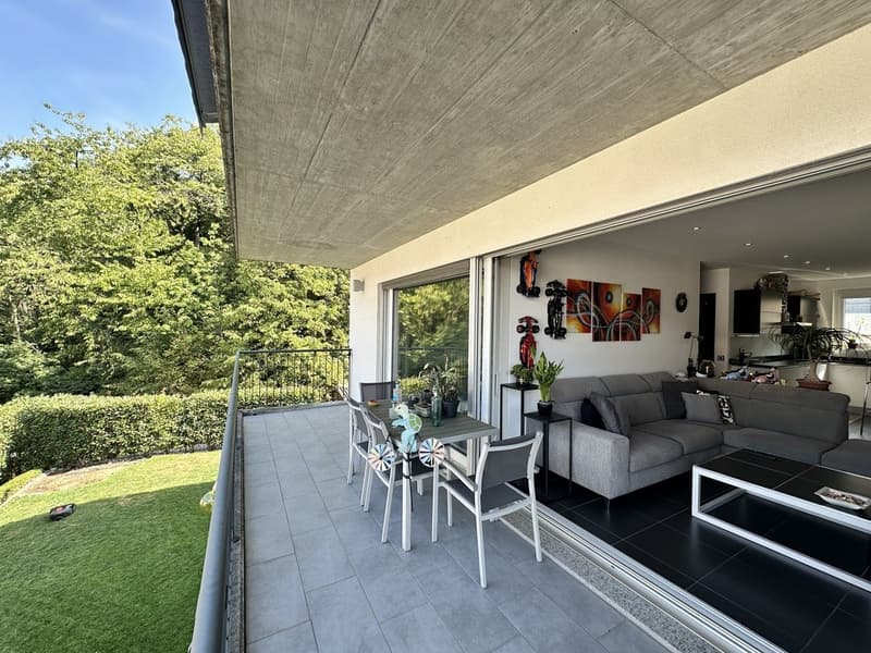 CURATO E MODERNO 3.5 A VILLA LUGANESE CON GRANDE TERRAZZA (11)