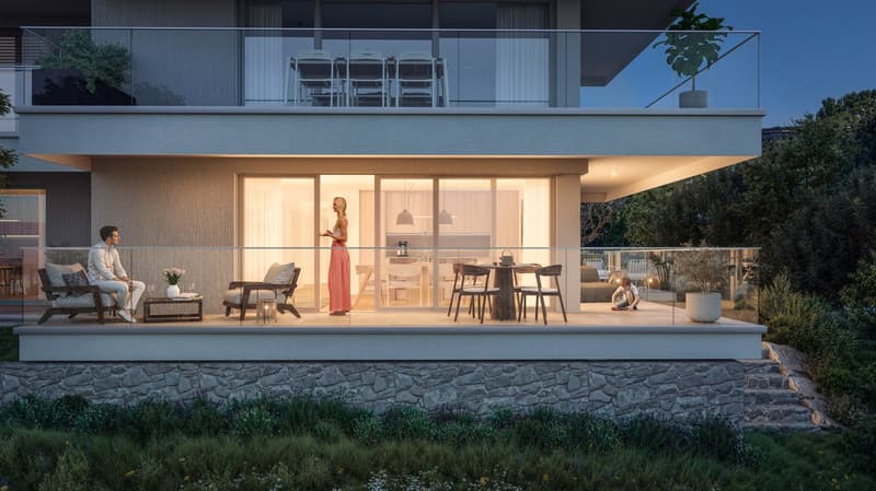 AUX PORTES DE LAUSANNE — Appartement NEUF de 5.5 pièces en attique · Vue dégagée · Prilly (6)