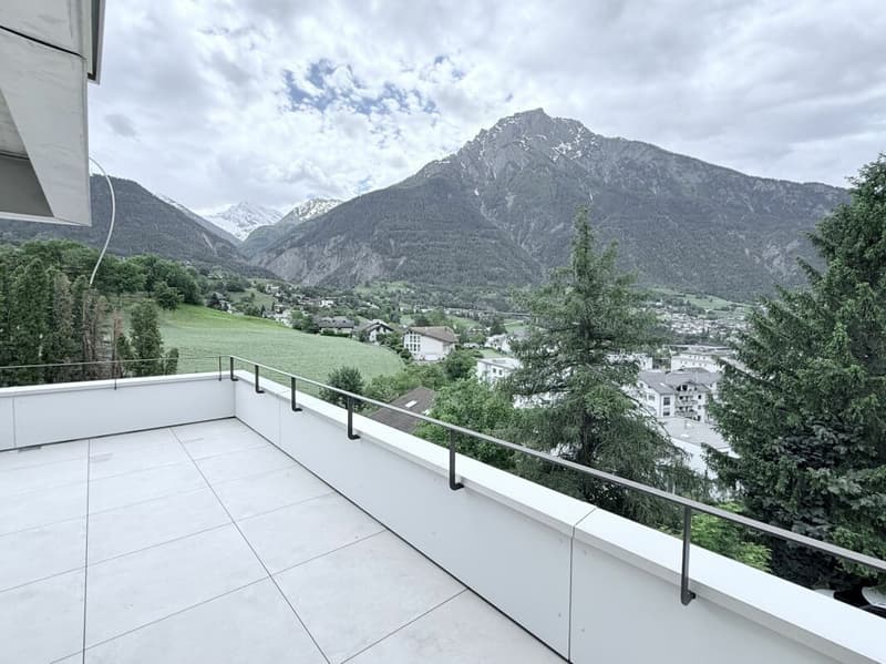 Einzigartige Dach Wohnung mit alpinen Weitblick in Brig und grosser Sonnenterasse (7)