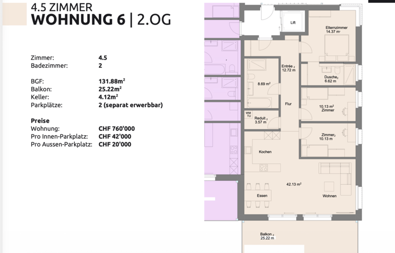 Attraktives Mehrfamilienhaus mit 8 modernen und stilvollen 4.5/5.5 Zi. Wohnungen (28)